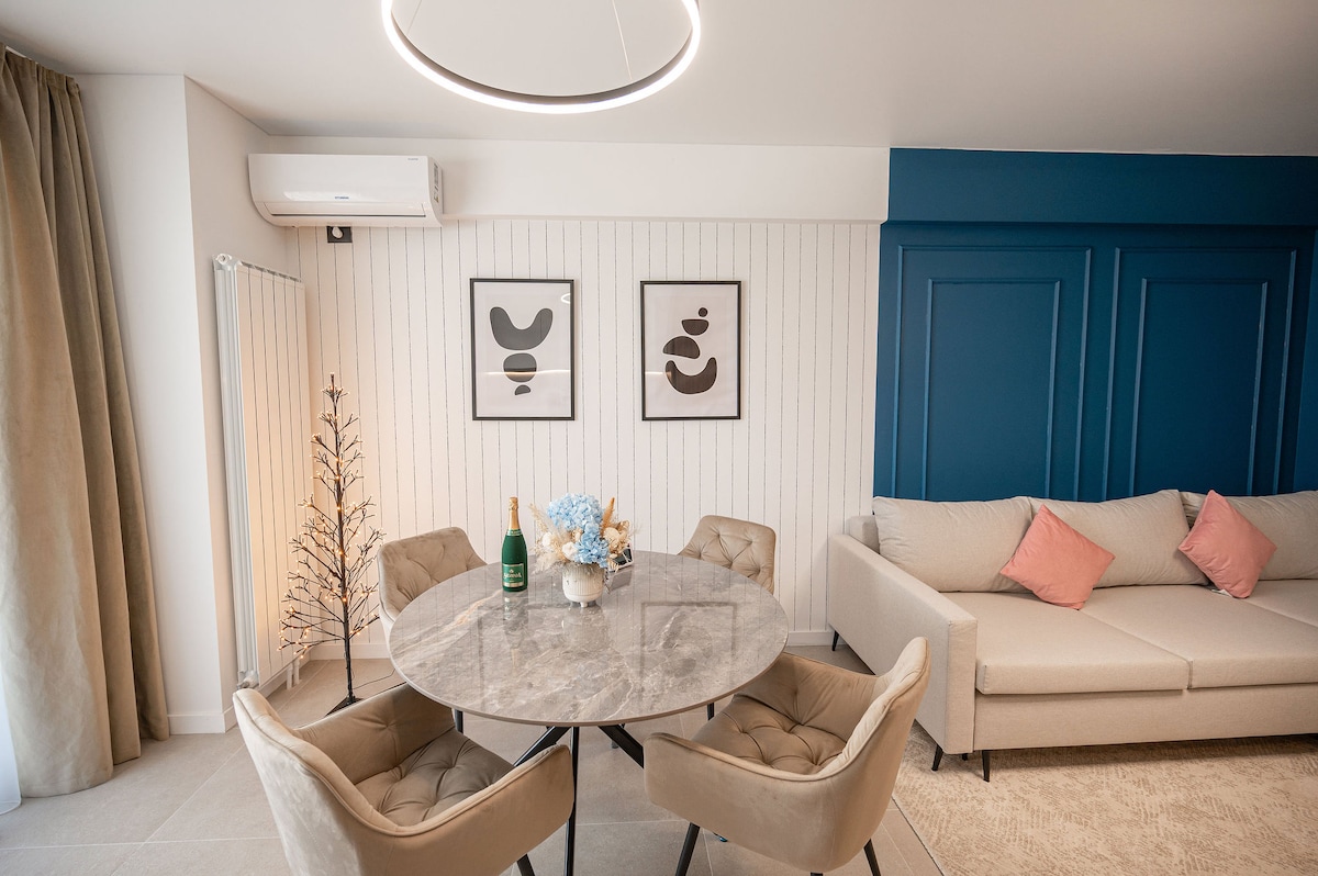 MarinaBlue Apartment in Odyssey pool spa n parking — Apartament — închiriere de vacanță în Alezzi Odyssey, Mamaia Nord, Constanța, România — fotografia 5 a proprietății | Aqua Vista Rentals