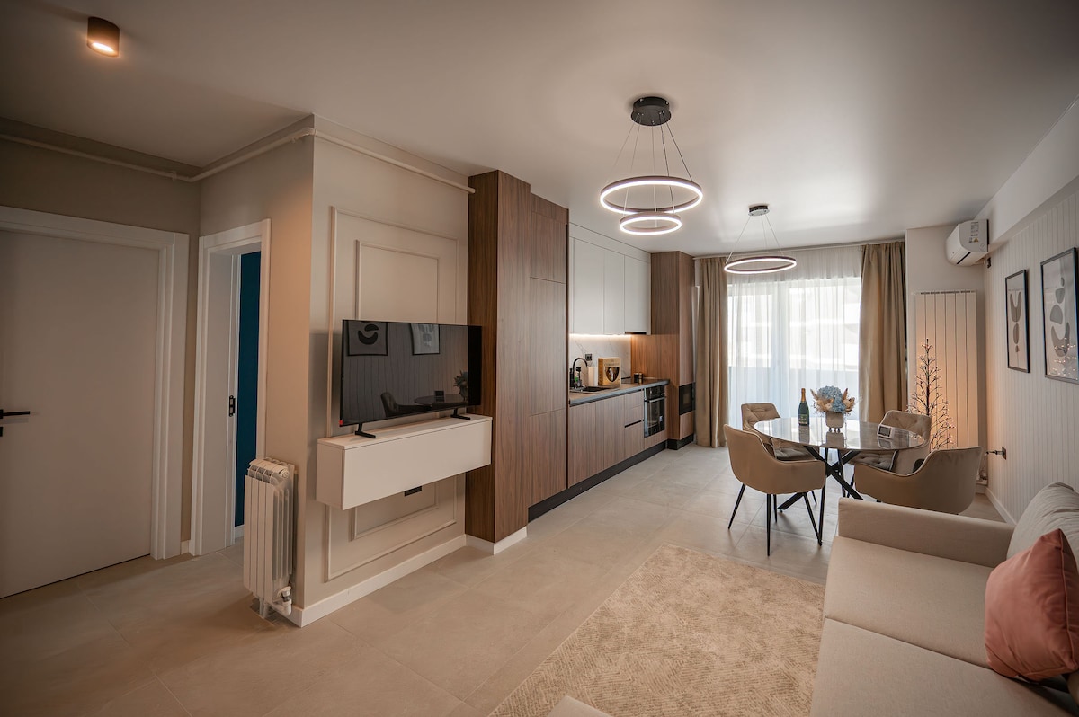 MarinaBlue Apartment in Odyssey pool spa n parking — Apartament — închiriere de vacanță în Alezzi Odyssey, Mamaia Nord, Constanța, România — fotografia 8 a proprietății | Aqua Vista Rentals