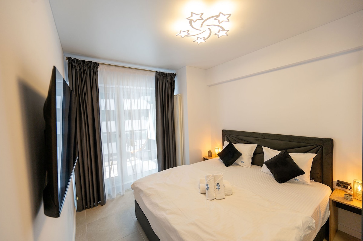 La Bella Apartment in Odyssey Spa Pools Parking — Apartment — vacation rental at Alezzi Odyssey, Mamaia Nord, Constanța, Romania — property photo 4 | Aqua Vista Rentals