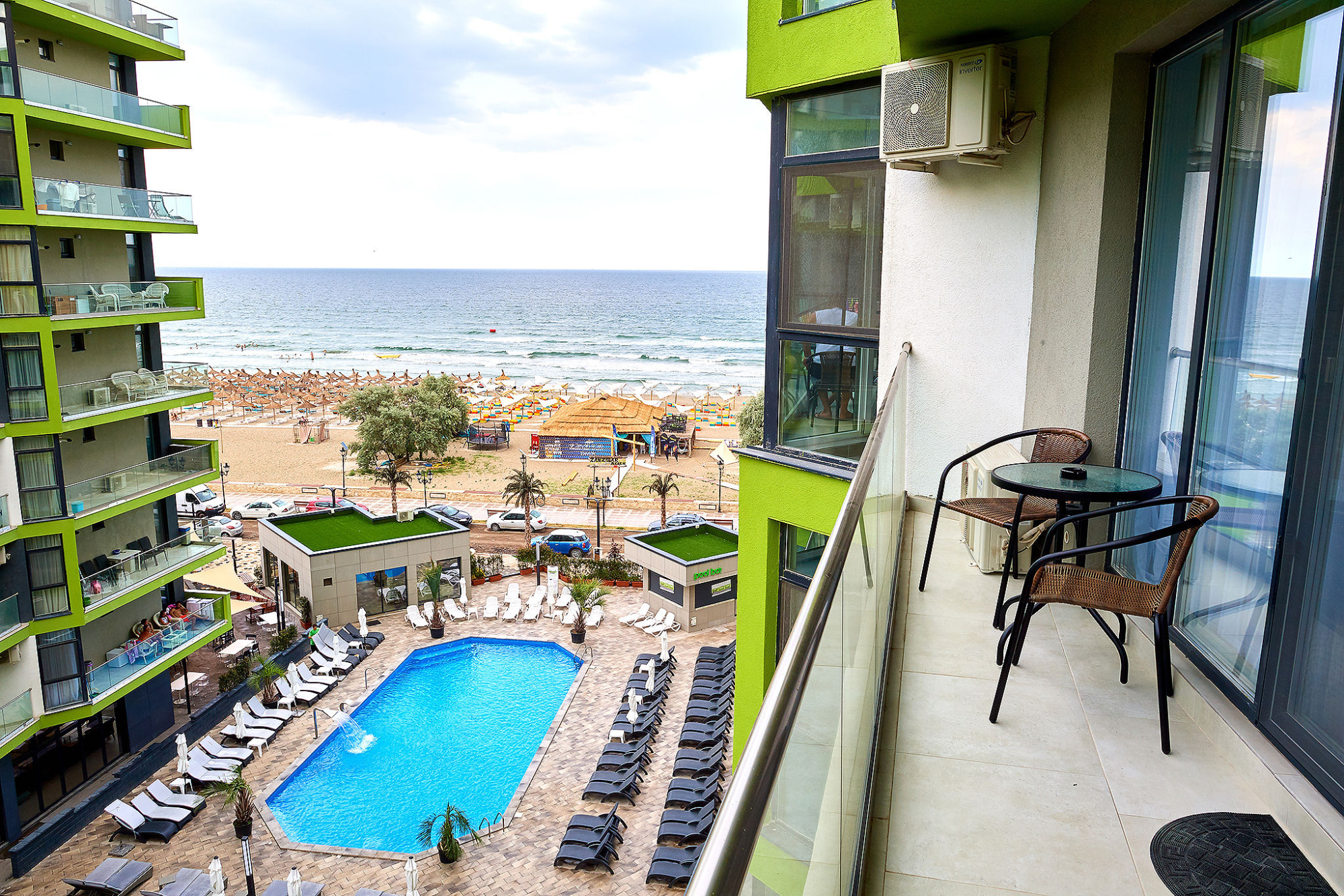 Sea Gem 2BR apt Spa n Pool Beach resort — Apartment — vacation rental at Alezzi Beach Resort, Mamaia Nord, Constanța, Romania — property photo 8 | Aqua Vista Rentals