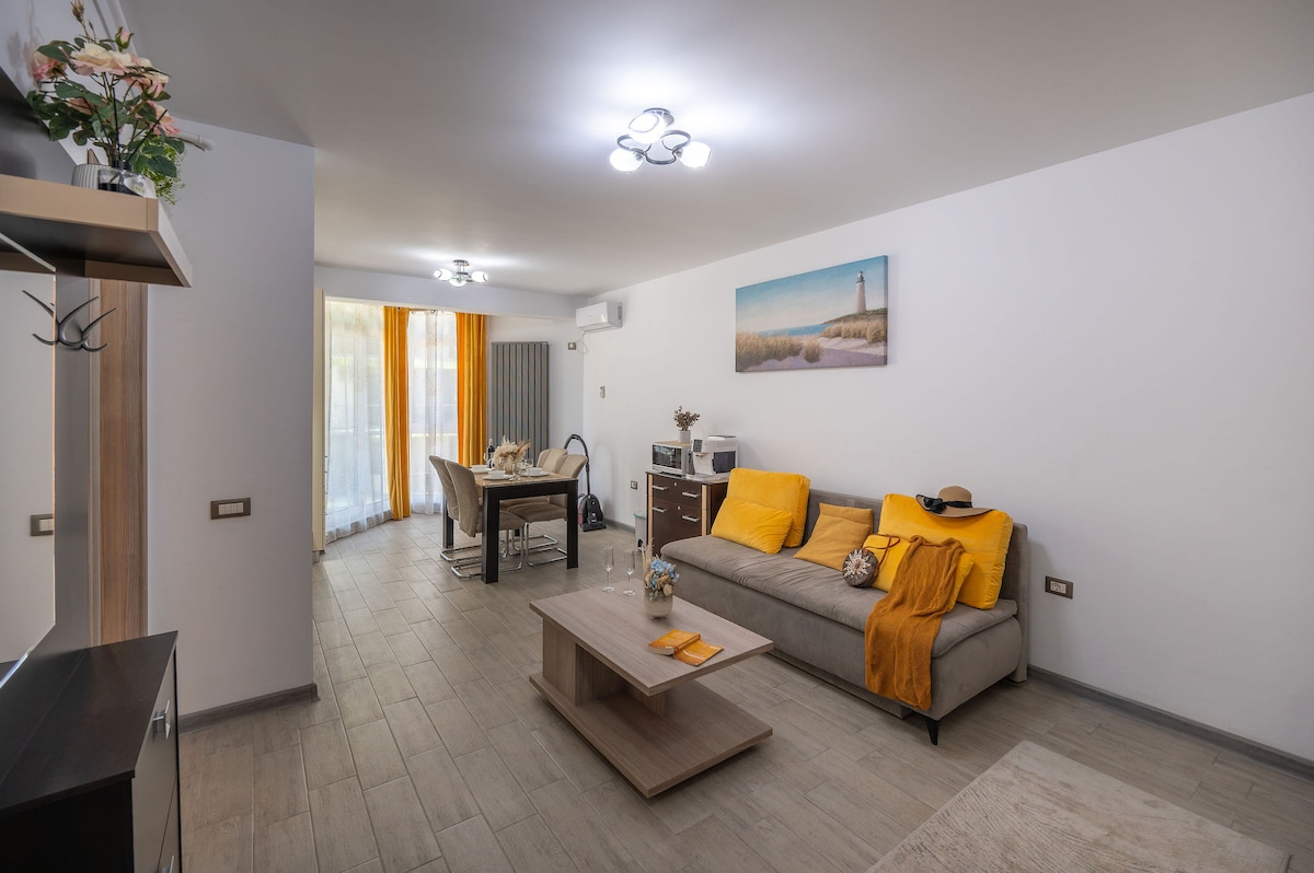 Endless Summer Suites 64 Pools Spa Parking Resort — Apartament — închiriere de vacanță cu vedere la mare în Alezzi Beach Resort, Mamaia Nord, Constanța, România — fotografia 6 a proprietății | Aqua Vista Rentals