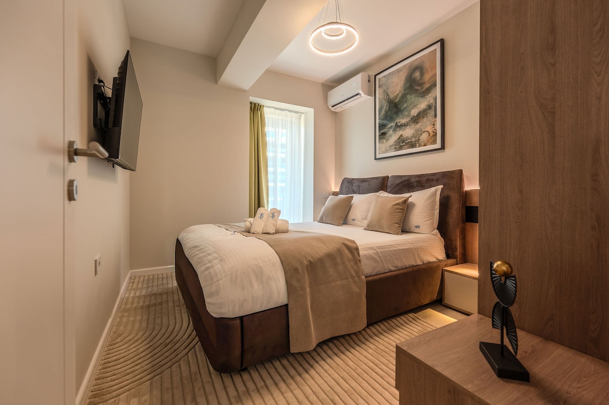 AC-622-Wraith Collection (102 SQM 2BD Family Sea View) — Apartament — închiriere de vacanță cu vedere la mare în Aqua Cullinan Resort & SPA, Mamaia Nord, Constanța, România — fotografia 8 a proprietății | Aqua Vista Rentals