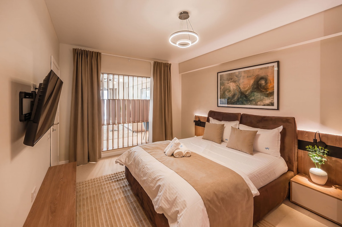 AC-632-Silver Shadow Collection (89 SQM 1BD City View) — Apartament — închiriere de vacanță cu vedere la oraș în Aqua Cullinan Resort & SPA, Mamaia Nord, Constanța, România — fotografia 4 a proprietății | Aqua Vista Rentals