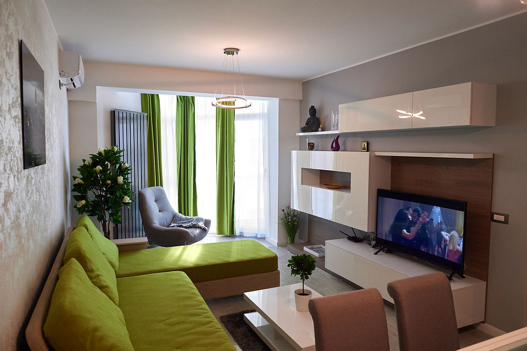 Ambient Holiday Apartment Beach resort — Apartament — închiriere de vacanță în Alezzi Beach Resort, Mamaia Nord, Constanța, România — fotografia principală a proprietății | Aqua Vista Rentals