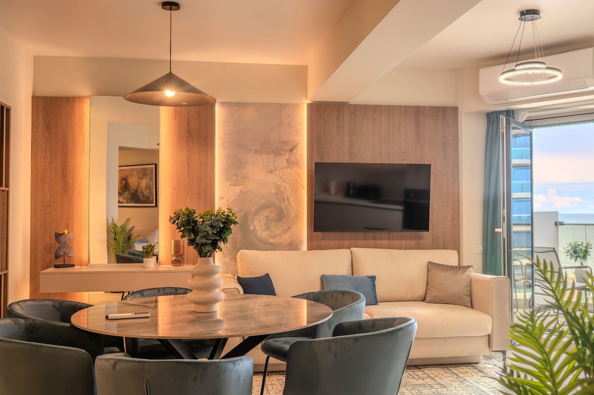 AC-609-Acove Collection (79 SQM. 2BD Studio Sea View) — Studio — închiriere de vacanță cu vedere la mare în Aqua Cullinan Resort & SPA, Mamaia Nord, Constanța, România — fotografia principală a proprietății | Aqua Vista Rentals