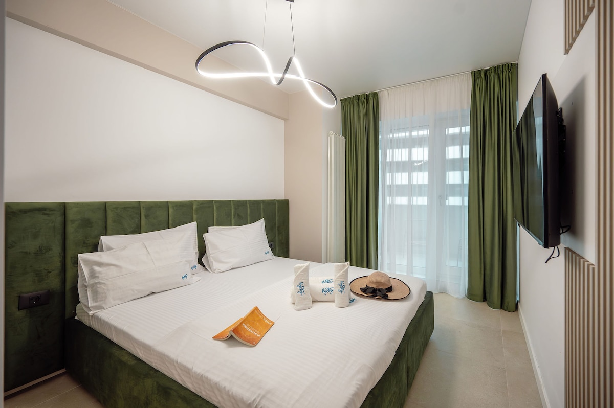 Carisma Apartment in Odyssey Spa Pools and Parking — Apartment — vacation rental at Alezzi Odyssey, Mamaia Nord, Constanța, Romania — property photo 5 | Aqua Vista Rentals