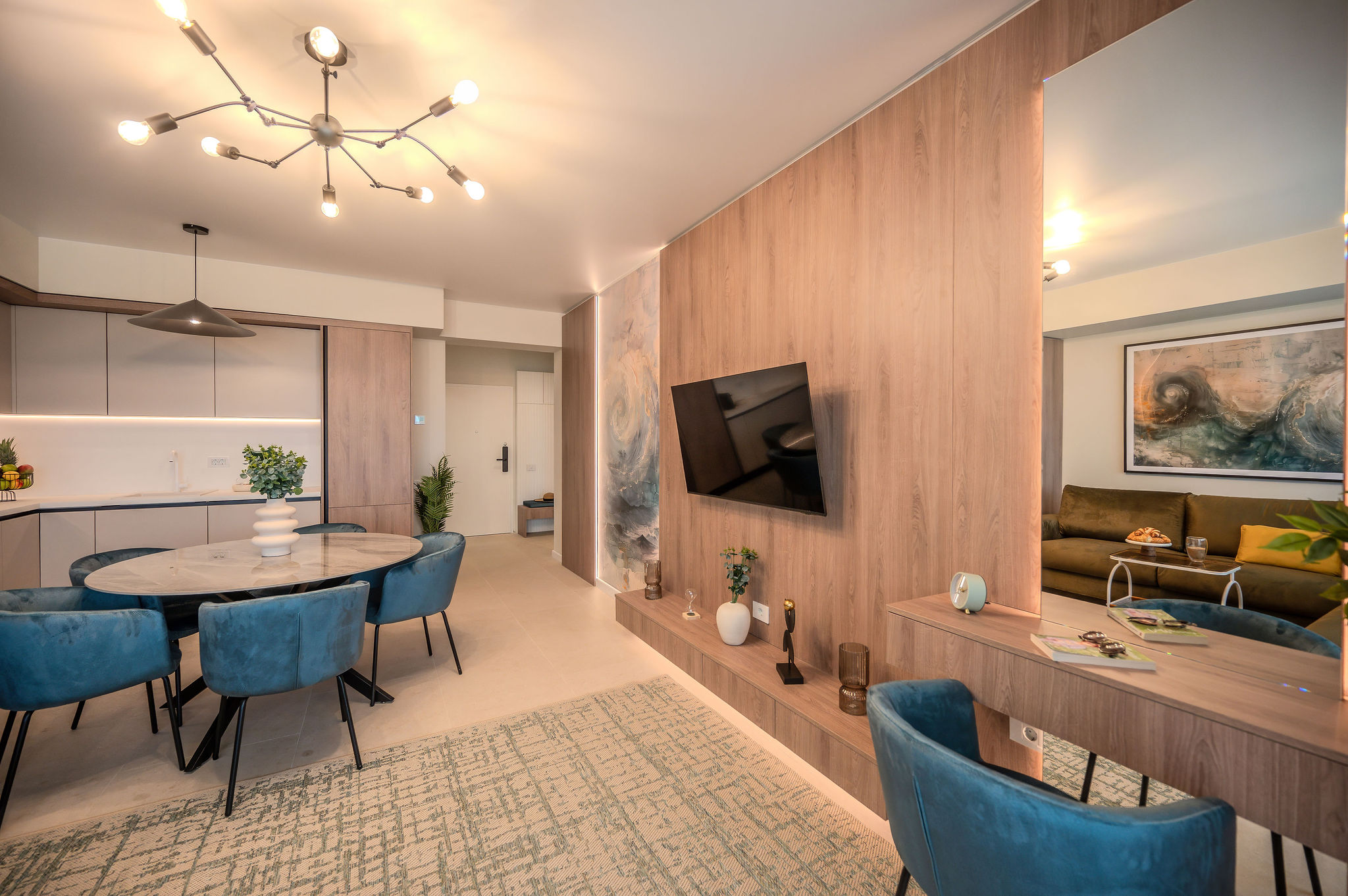 AC-828-Ghost Collection (145 SQM 2BD Sea View Premium) — Apartment — sea-view vacation rental at Aqua Cullinan Resort & SPA, Mamaia Nord, Constanța, Romania — property photo 5 | Aqua Vista Rentals