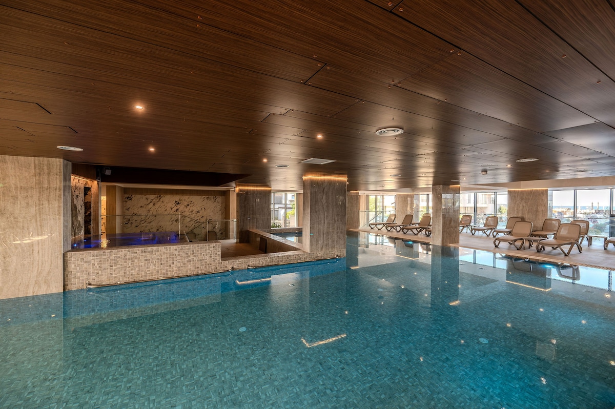 AC-806-Ghost Collection (145 SQM 2BD Sea View Premium) — Apartament — închiriere de vacanță cu vedere la mare în Aqua Cullinan Resort & SPA, Mamaia Nord, Constanța, România — fotografia 7 a proprietății | Aqua Vista Rentals