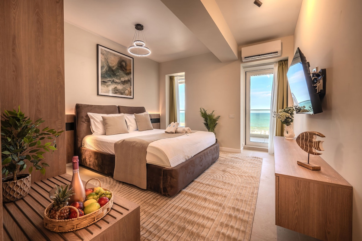 AC-406-Ghost Collection (145 SQM 2BD Sea View Premium) — Apartament — închiriere de vacanță cu vedere la mare în Aqua Cullinan Resort & SPA, Mamaia Nord, Constanța, România — fotografia 3 a proprietății | Aqua Vista Rentals