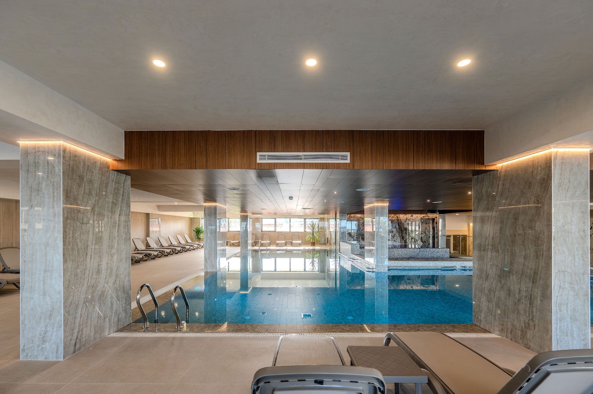 AC-406-Ghost Collection (145 SQM 2BD Sea View Premium) — Apartament — închiriere de vacanță cu vedere la mare în Aqua Cullinan Resort & SPA, Mamaia Nord, Constanța, România — fotografia 4 a proprietății | Aqua Vista Rentals