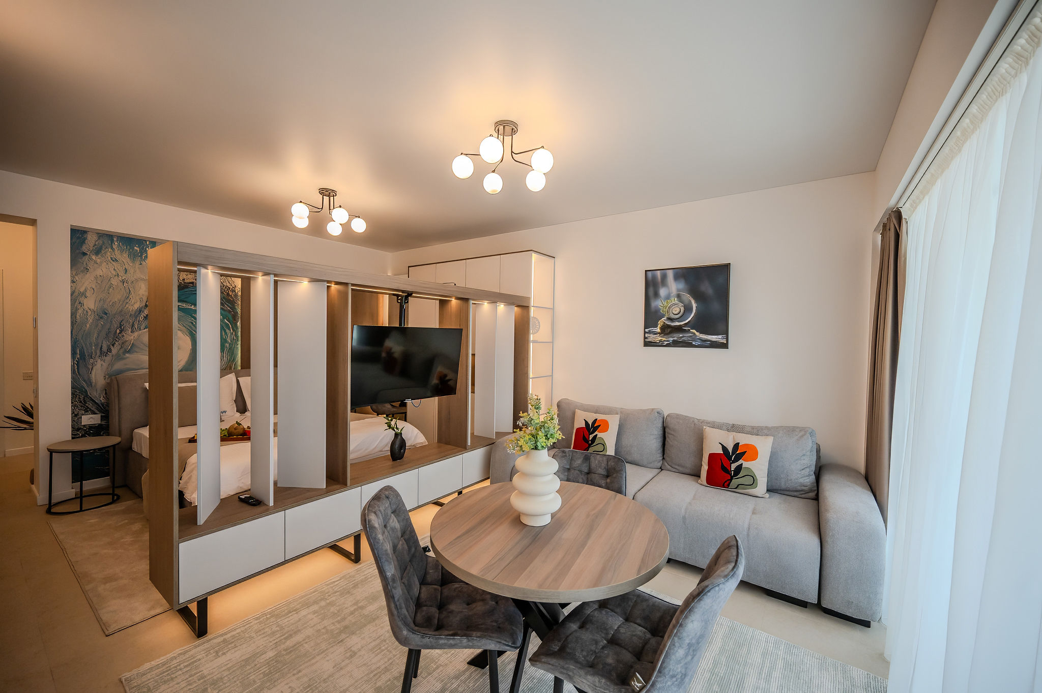 AC-423-Spectre Collection (60 SQM Studio Sea View) — Studio — închiriere de vacanță cu vedere la mare în Aqua Cullinan Resort & SPA, Mamaia Nord, Constanța, România — fotografia 7 a proprietății | Aqua Vista Rentals