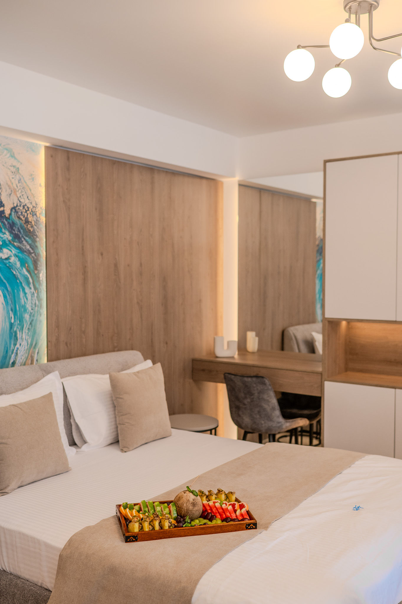 AC-424-Spectre Collection (60 SQM Studio Sea View) — Studio — închiriere de vacanță cu vedere la mare în Aqua Cullinan Resort & SPA, Mamaia Nord, Constanța, România — fotografia 8 a proprietății | Aqua Vista Rentals