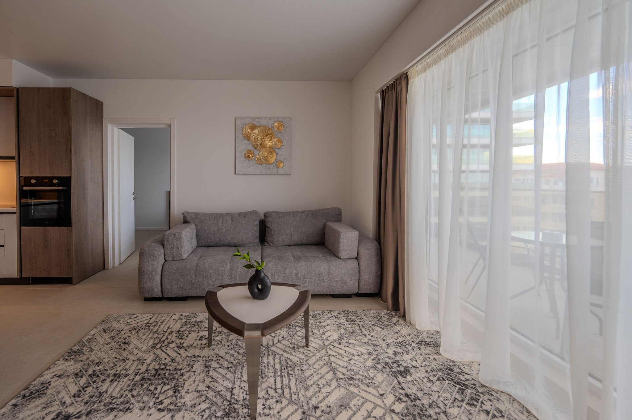 AC-413-Dawn Collection (90 SQM 1BD Front Sea View) — Apartament — închiriere de vacanță cu vedere la mare în Aqua Cullinan Resort & SPA, Mamaia Nord, Constanța, România — fotografia 7 a proprietății | Aqua Vista Rentals