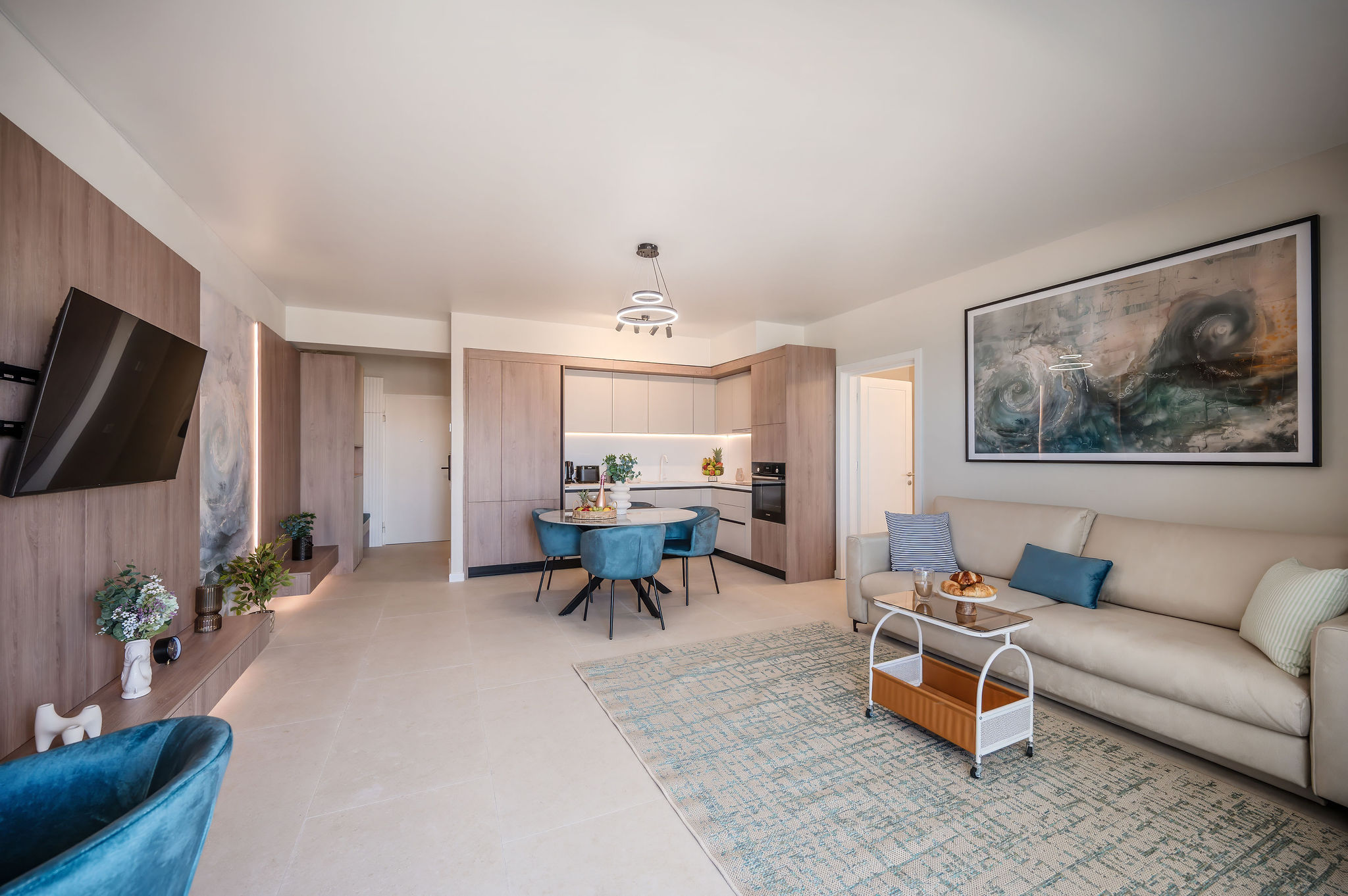 AC-914-Dawn Collection (90 SQM 1BD Front Sea View) — Διαμέρισμα — κατάλυμα διακοπών με θέα στη θάλασσα στο Aqua Cullinan Resort & SPA, Mamaia Nord, Κωνστάντζα, Ρουμανία — φωτογραφία 6 του καταλύματος | Aqua Vista Rentals