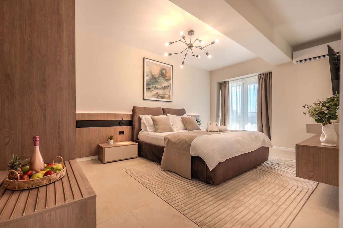 AC-801-Silver Spirit Collection (104 SQM 1BD+ City View) — Apartment — city-view vacation rental at Aqua Cullinan Resort & SPA, Mamaia Nord, Constanța, Romania — property photo 3 | Aqua Vista Rentals
