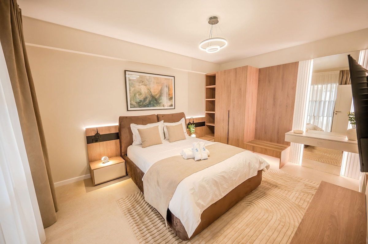 AC-833-Silver Spirit Collection (104 SQM 1BD+ City View) — Apartment — city-view vacation rental at Aqua Cullinan Resort & SPA, Mamaia Nord, Constanța, Romania — property photo 6 | Aqua Vista Rentals