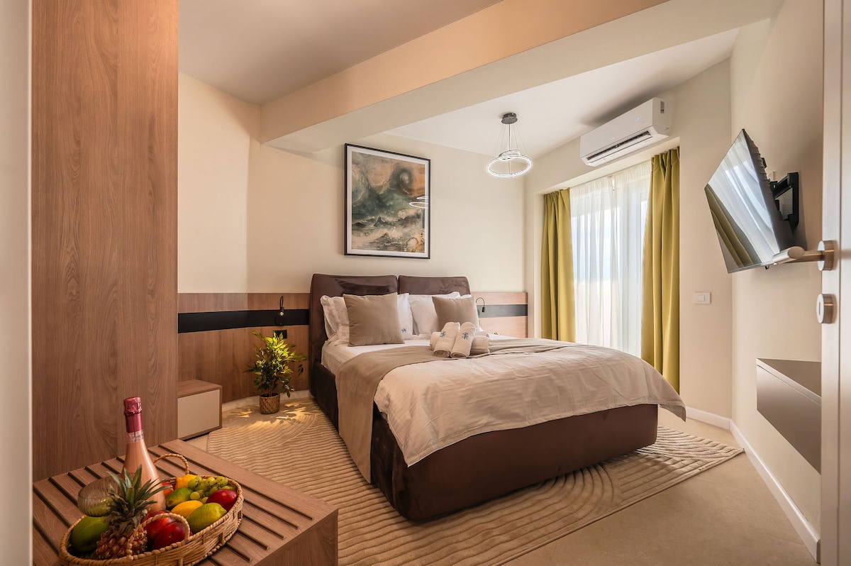 AC-829-Corniche Collection (151 SQM 2BD Corner View) — Apartment — city-view vacation rental at Aqua Cullinan Resort & SPA, Mamaia Nord, Constanța, Romania — property photo 6 | Aqua Vista Rentals
