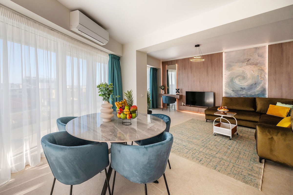 AC-829-Corniche Collection (151 SQM 2BD Corner View) — Apartment — city-view vacation rental at Aqua Cullinan Resort & SPA, Mamaia Nord, Constanța, Romania — property photo 3 | Aqua Vista Rentals