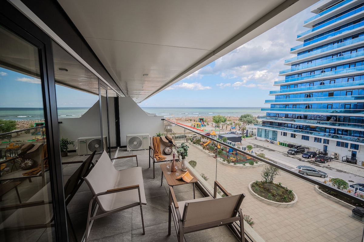 AC-322-Amphora (102 SQM 2BD Family Sea View) — Apartament — închiriere de vacanță cu vedere la mare în Aqua Cullinan Resort & SPA, Mamaia Nord, Constanța, România — fotografia 6 a proprietății | Aqua Vista Rentals