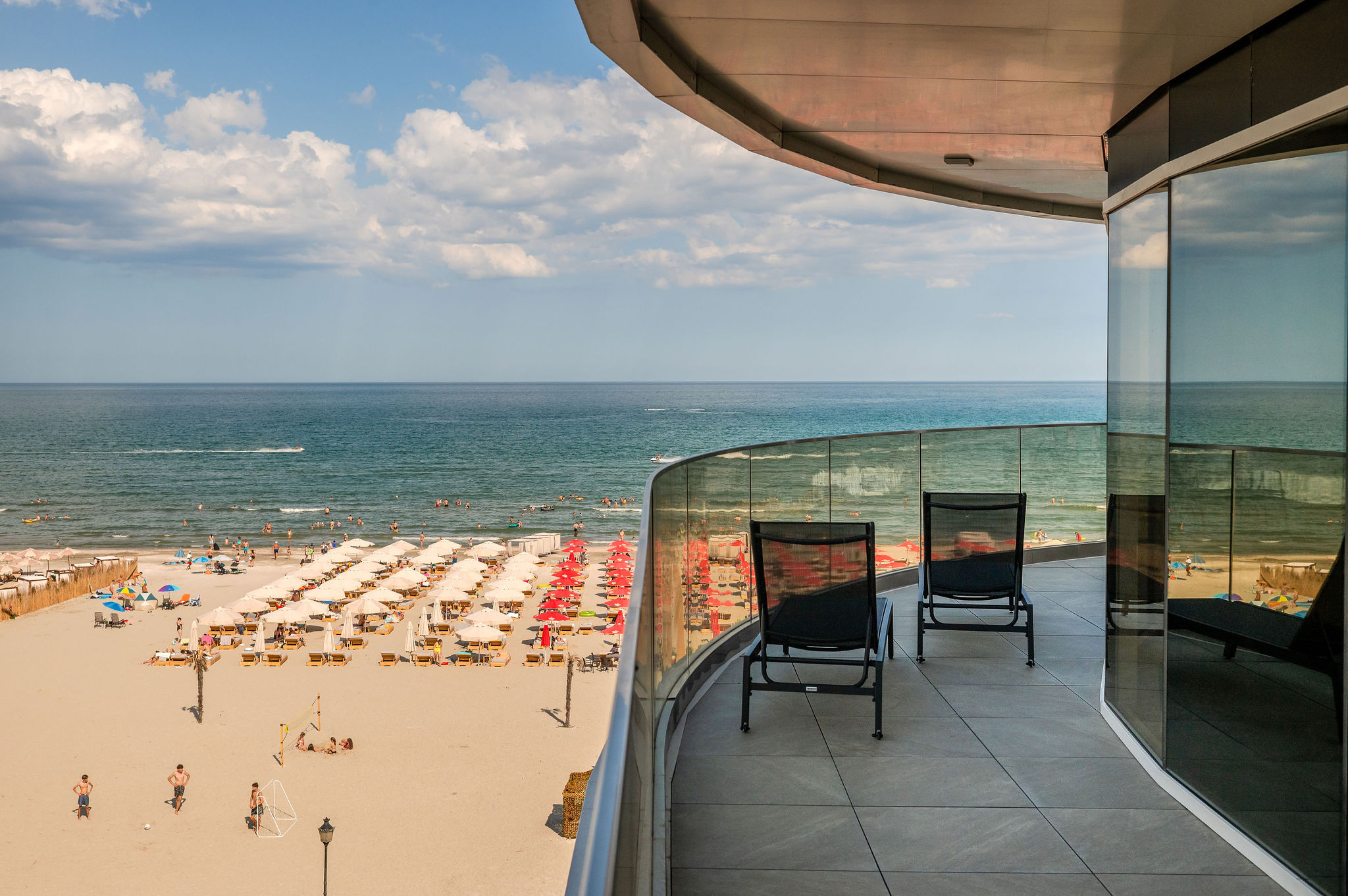 AC-419-Phantom Collection (144 SQM 2BD Panoramic Front Sea View) — Apartment — sea-view vacation rental at Aqua Cullinan Resort & SPA, Mamaia Nord, Constanța, Romania — main property photo | Aqua Vista Rentals