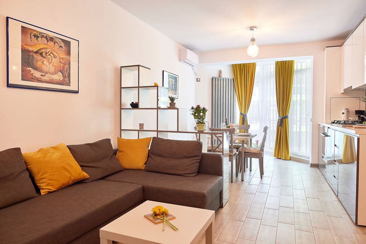 Submarine Apartment Spa n Pool Beach resort — Apartament — închiriere de vacanță în Alezzi Beach Resort, Mamaia Nord, Constanța, România — fotografia 6 a proprietății | Aqua Vista Rentals