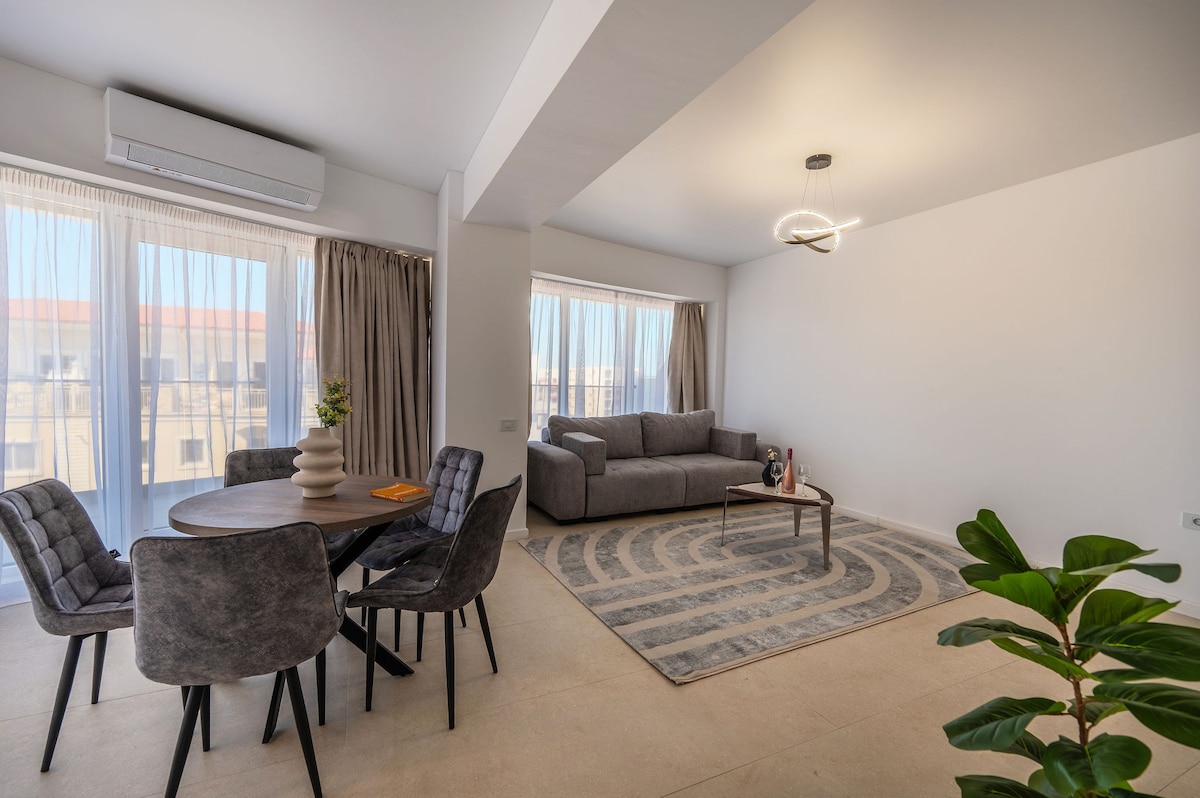 AC-431-Corniche Collection (151 SQM 2BD Corner View) — Apartment — city-view vacation rental at Aqua Cullinan Resort & SPA, Mamaia Nord, Constanța, Romania — property photo 2 | Aqua Vista Rentals