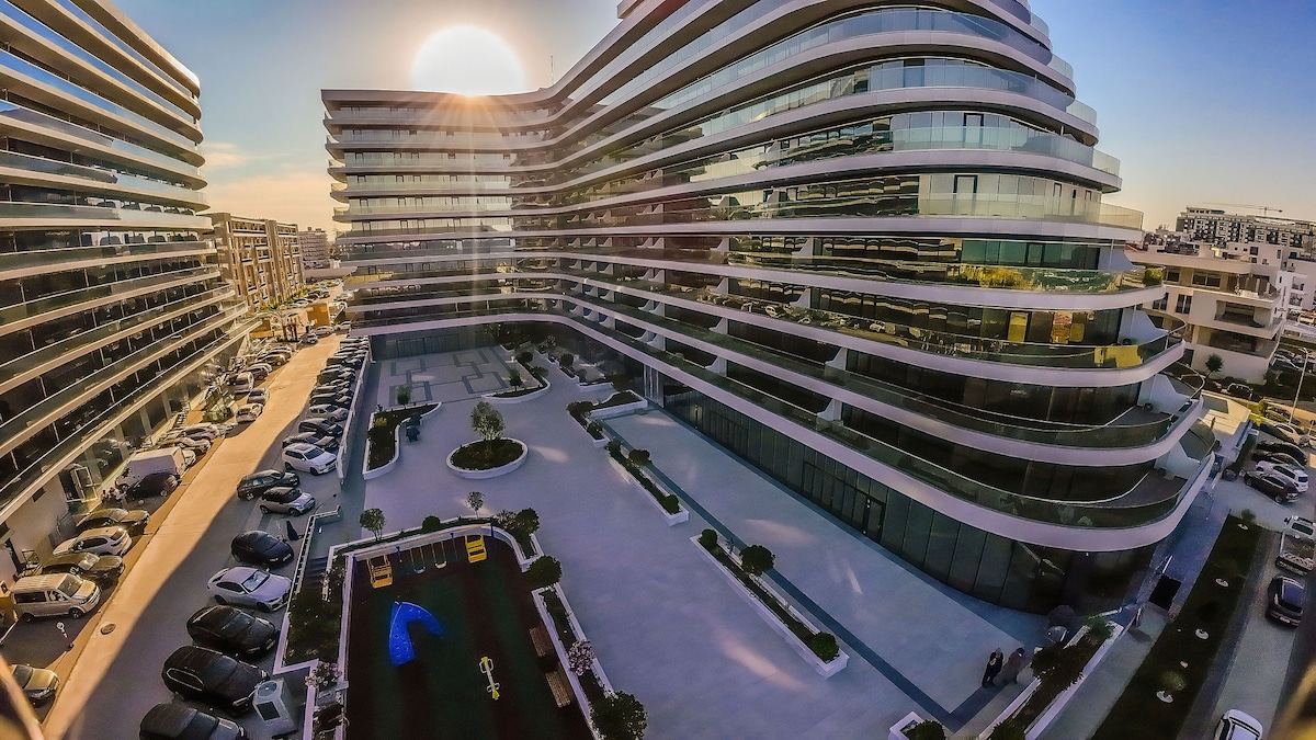 AC-433-Silver Shadow Collection (89 SQM 1BD City View) — Apartment — city-view vacation rental at Aqua Cullinan Resort & SPA, Mamaia Nord, Constanța, Romania — property photo 3 | Aqua Vista Rentals