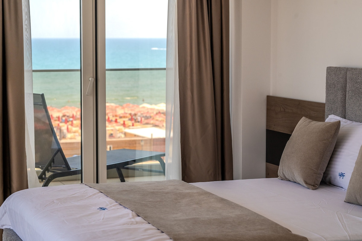Ghost Collection (145 SQM 2BD Sea View Premium) — Apartament — închiriere de vacanță cu vedere la mare în Aqua Cullinan Resort & SPA, Mamaia Nord, Constanța, România — fotografia 3 a proprietății | Aqua Vista Rentals