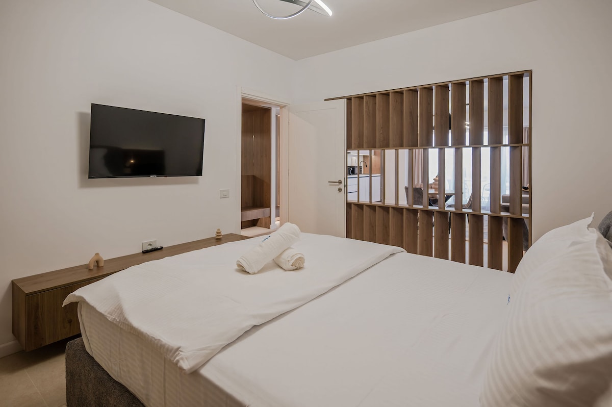 AC-234-Silver Shadow Collection (89 SQM 1BD City View) — Apartament — închiriere de vacanță cu vedere la oraș în Aqua Cullinan Resort & SPA, Mamaia Nord, Constanța, România — fotografia 8 a proprietății | Aqua Vista Rentals