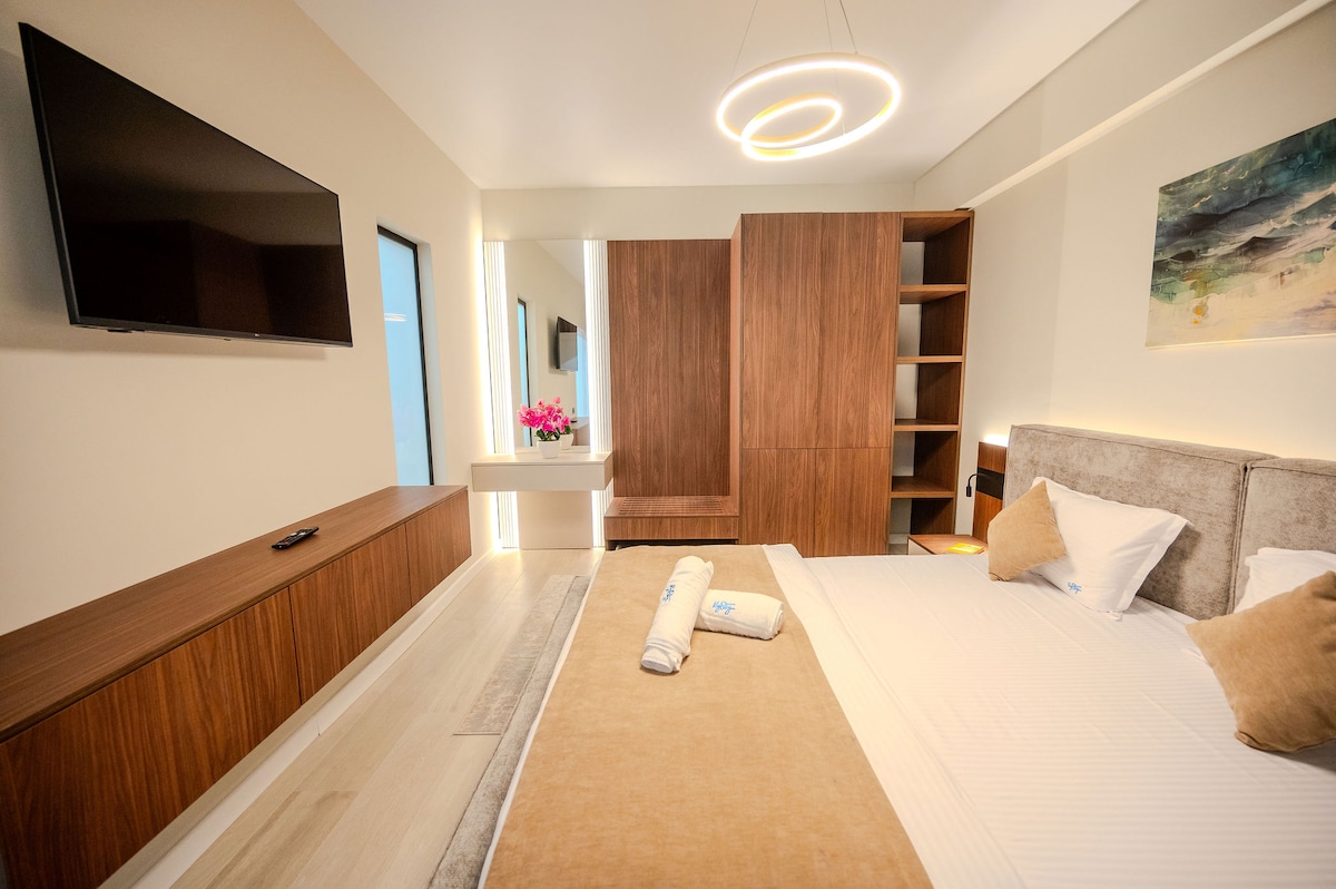 AC-134-Silver Shadow Collection (89 SQM 1BD City View) — Apartament — închiriere de vacanță cu vedere la oraș în Aqua Cullinan Resort & SPA, Mamaia Nord, Constanța, România — fotografia 8 a proprietății | Aqua Vista Rentals
