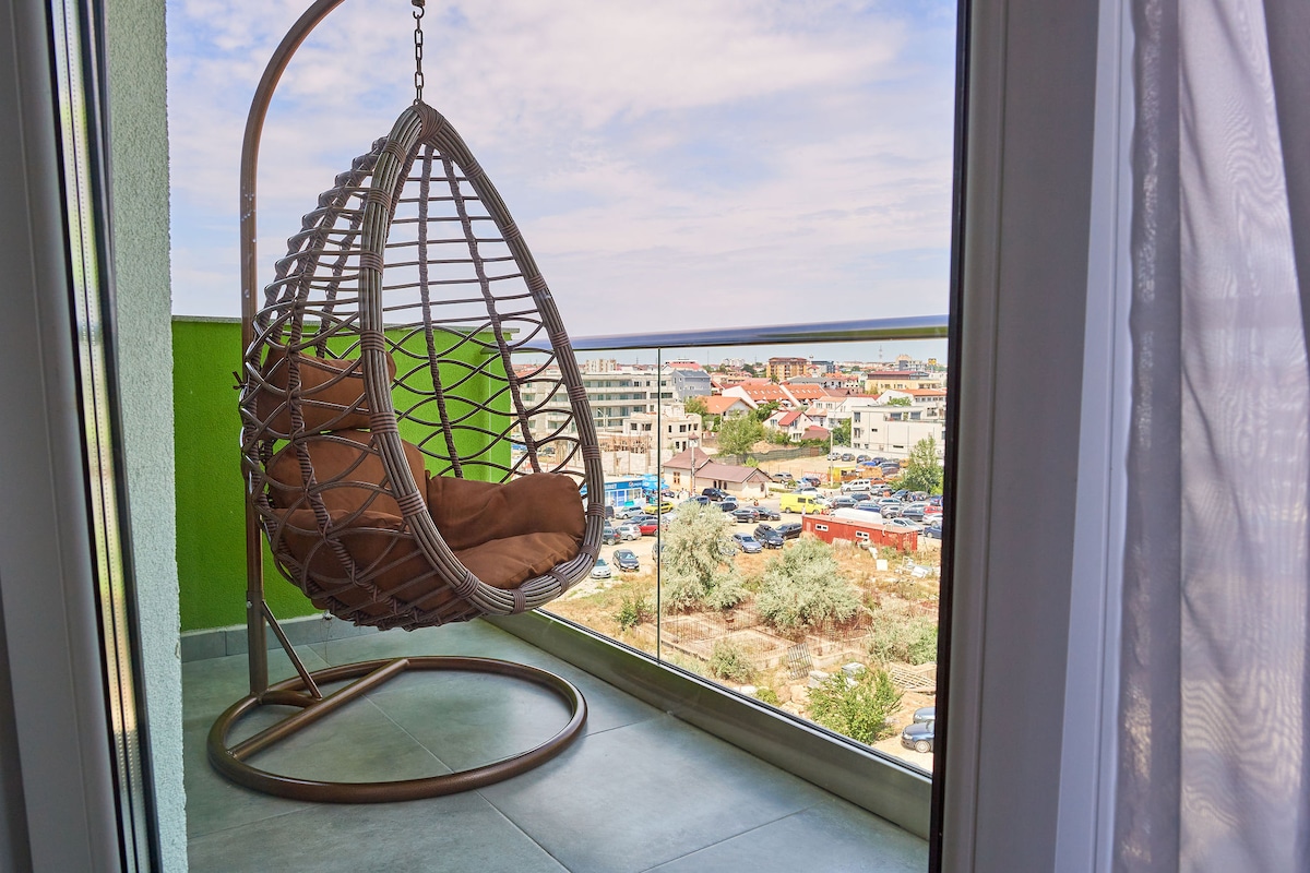Black Sea Estate apartment Spa n Pool Beach Resort — Apartment — sea-view vacation rental at Alezzi Beach Resort, Mamaia Nord, Constanța, Romania — property photo 6 | Aqua Vista Rentals