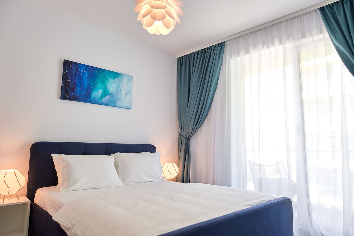 Black Sea Estate apartment Spa n Pool Beach Resort — Apartment — sea-view vacation rental at Alezzi Beach Resort, Mamaia Nord, Constanța, Romania — property photo 7 | Aqua Vista Rentals