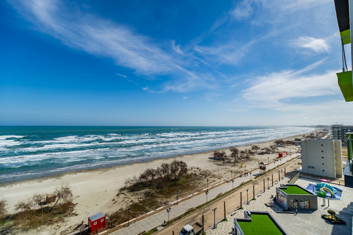 Mamaia Vice SeaView 2 bedroom Spa n Pool Beach resort — Apartment — sea-view vacation rental at Alezzi Beach Resort, Mamaia Nord, Constanța, Romania — property photo 2 | Aqua Vista Rentals