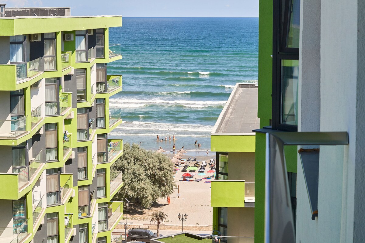 Mimosa Luxury Apartment 161 Spa n Pool beach resort — Apartment — vacation rental at Alezzi Beach Resort, Mamaia Nord, Constanța, Romania — property photo 2 | Aqua Vista Rentals