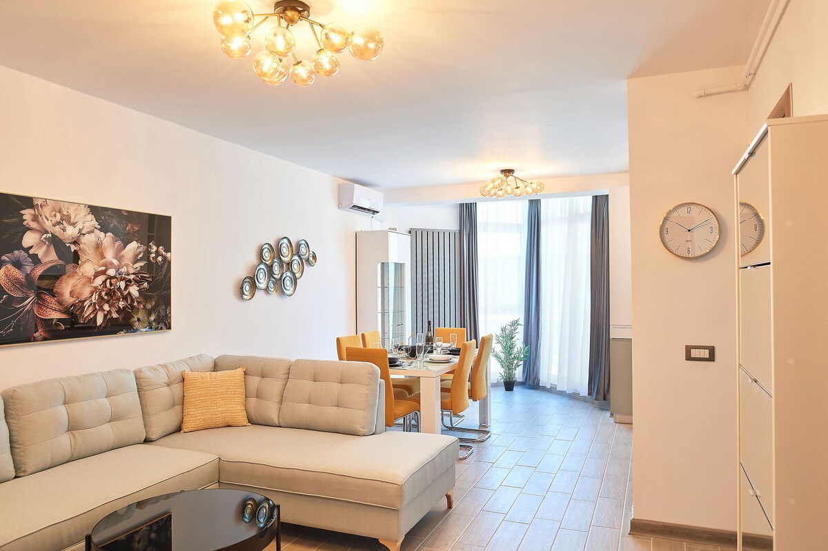 Mimosa Luxury Apartment 161 Spa n Pool beach resort — Apartment — vacation rental at Alezzi Beach Resort, Mamaia Nord, Constanța, Romania — property photo 6 | Aqua Vista Rentals