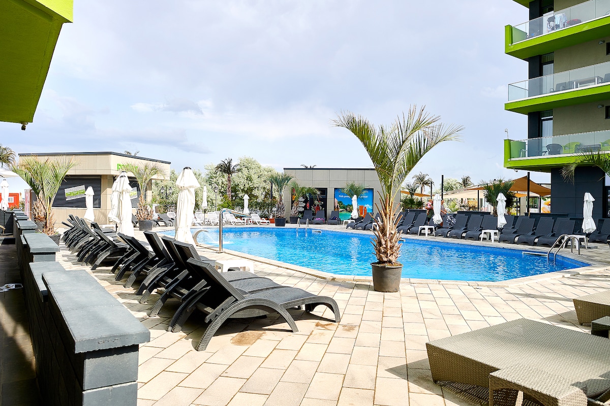 Koko Studio - Spa n Pool beach resort — Studio — închiriere de vacanță în Alezzi Beach Resort, Mamaia Nord, Constanța, România — fotografia 8 a proprietății | Aqua Vista Rentals