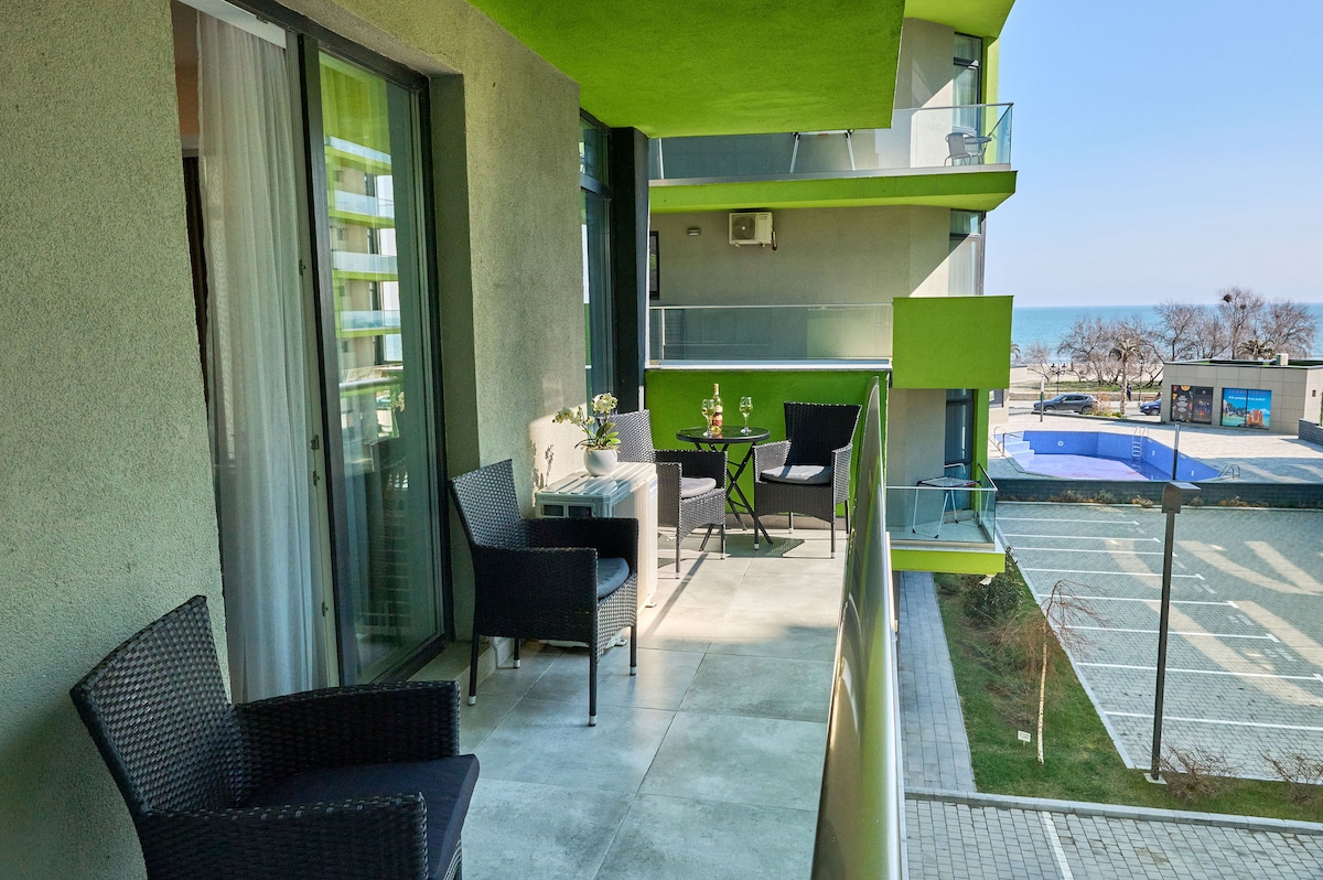 Seastar Apartment - Spa n Pools Beach Resort — Apartament — închiriere de vacanță în Alezzi Beach Resort, Mamaia Nord, Constanța, România — fotografia 5 a proprietății | Aqua Vista Rentals