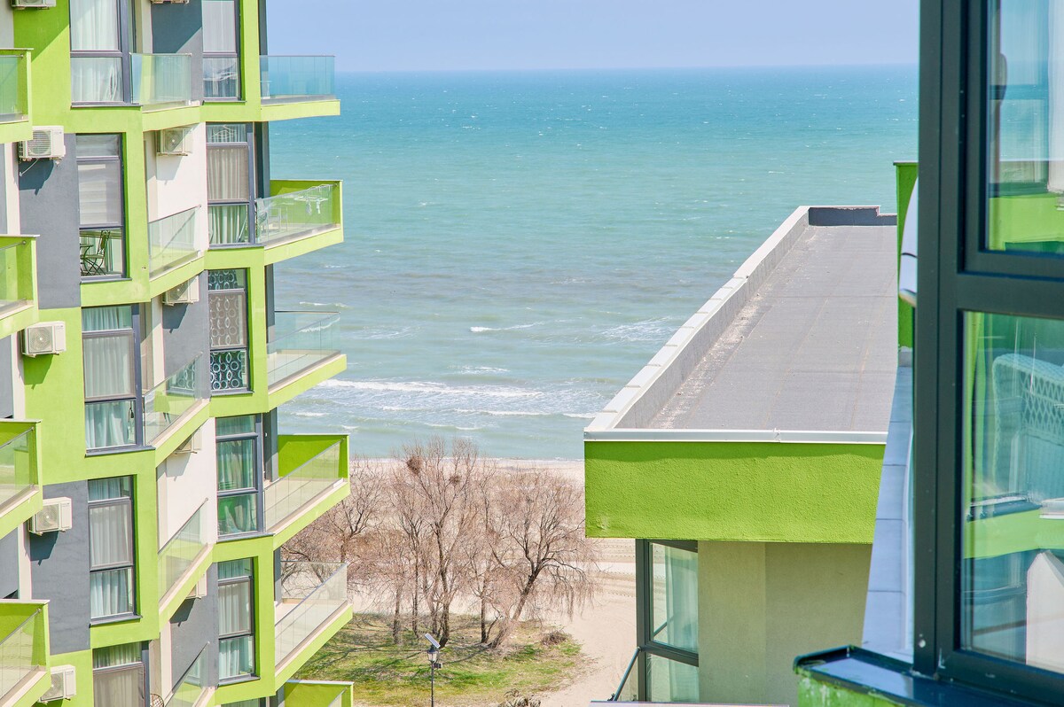 SeaLand Apartment - Spa n Pools beach Resort — Apartament — închiriere de vacanță cu vedere la mare în Alezzi Beach Resort, Mamaia Nord, Constanța, România — fotografia 3 a proprietății | Aqua Vista Rentals