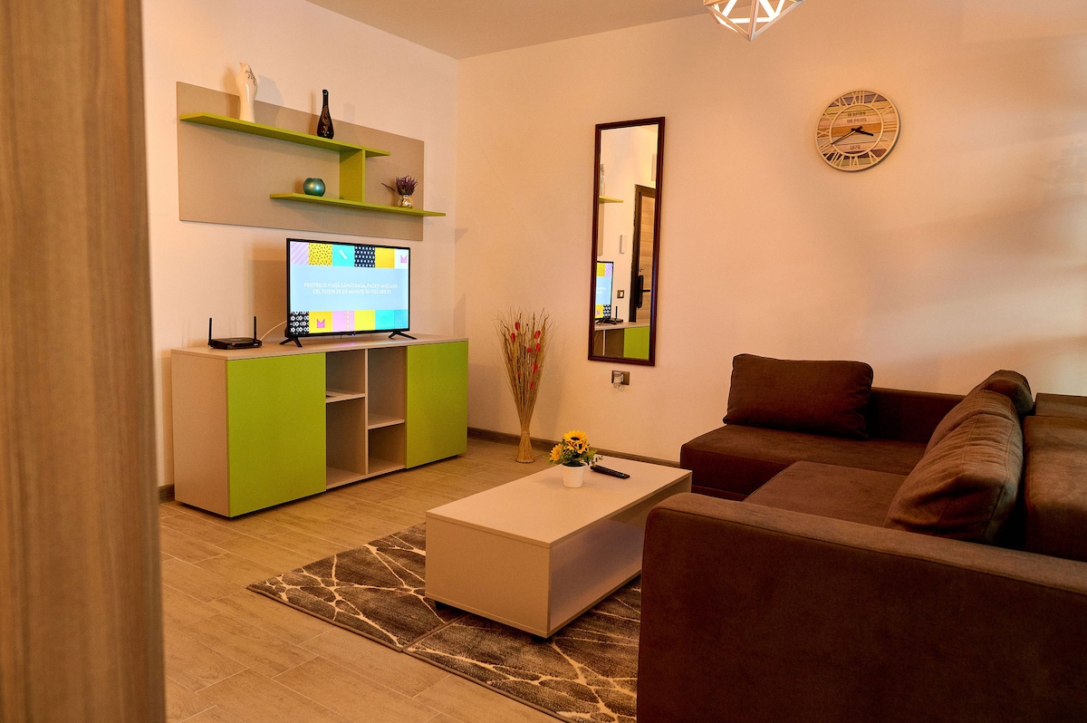 Orizont sea view Apartment- Spa n Pools beach resort — Apartament — închiriere de vacanță cu vedere la mare în Alezzi Beach Resort, Mamaia Nord, Constanța, România — fotografia 7 a proprietății | Aqua Vista Rentals