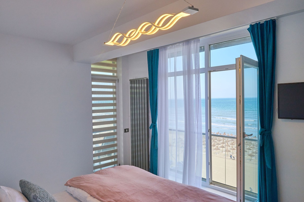 Crazy Sea View 2BR Apartment Spa Pools Resort- Parking — Apartment — sea-view vacation rental at Alezzi Beach Resort, Mamaia Nord, Constanța, Romania — property photo 2 | Aqua Vista Rentals