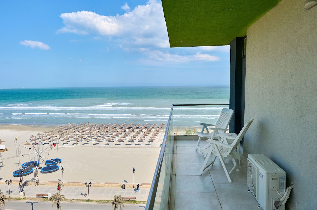 Crazy Sea View 2BR Apartment Spa Pools Resort- Parking — Apartment — sea-view vacation rental at Alezzi Beach Resort, Mamaia Nord, Constanța, Romania — property photo 6 | Aqua Vista Rentals