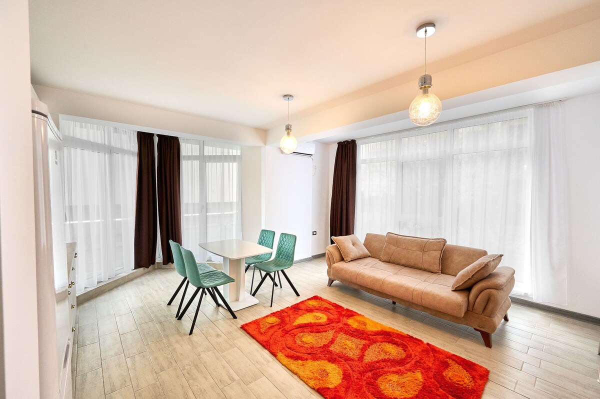 Fancy apartment in Spa n Pool Beach resort — Apartament — închiriere de vacanță în Alezzi Beach Resort, Mamaia Nord, Constanța, România — fotografia 6 a proprietății | Aqua Vista Rentals