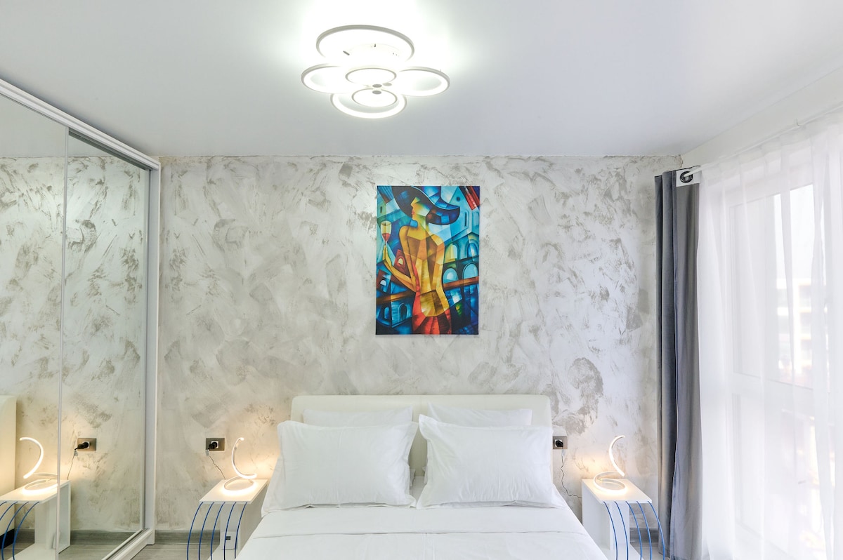 Color Studio 134 in Nord10 Pool & playground — Studio — închiriere de vacanță în Nord10 by Alezzi, Mamaia Nord, Constanța, România — fotografia 5 a proprietății | Aqua Vista Rentals