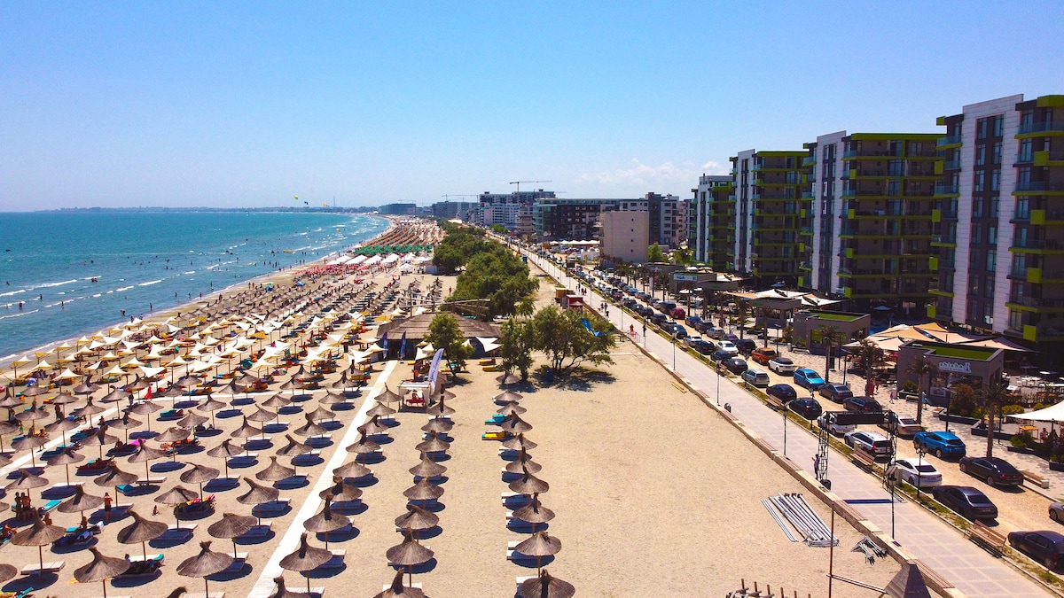 Cermar Apartment- Spa n Pool beach resort- parking — Apartament — închiriere de vacanță în Alezzi Beach Resort, Mamaia Nord, Constanța, România — fotografia 5 a proprietății | Aqua Vista Rentals