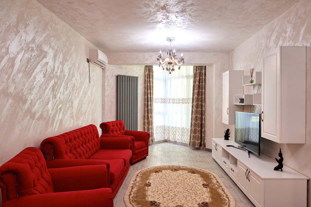 Deluxe Apartment Spa n Pools Beach resort — Apartament — închiriere de vacanță în Alezzi Beach Resort, Mamaia Nord, Constanța, România — fotografia principală a proprietății | Aqua Vista Rentals