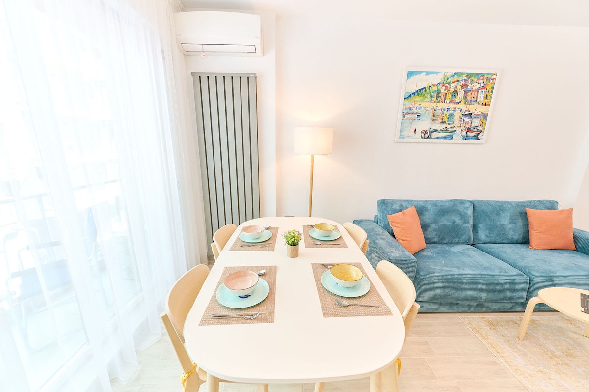 Blacksearama Apartment- Spa, pools and parking — Apartament — închiriere de vacanță în Alezzi Beach Resort, Mamaia Nord, Constanța, România — fotografia 7 a proprietății | Aqua Vista Rentals