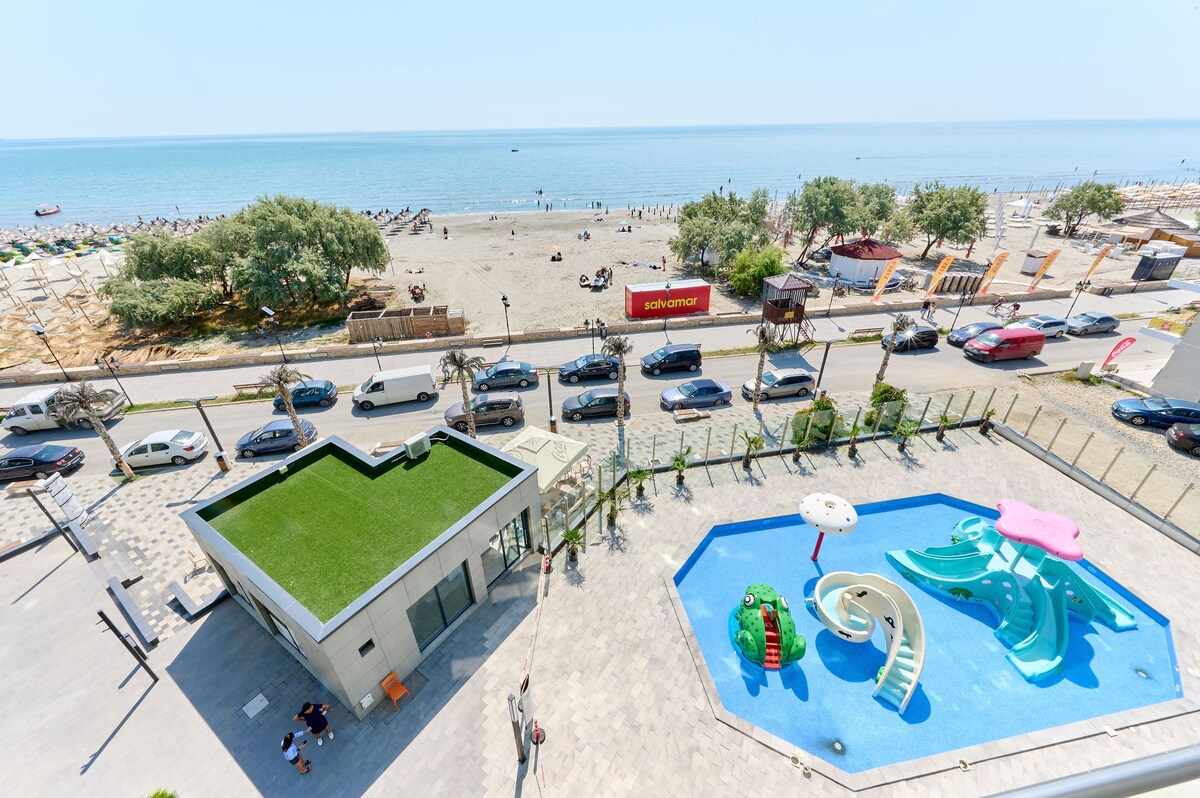 Apartament Boema in Spa n Pools Resort- free parking — Apartment — sea-view vacation rental at Alezzi Beach Resort, Mamaia Nord, Constanța, Romania — property photo 3 | Aqua Vista Rentals