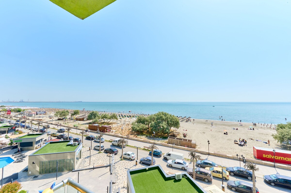 Apartament Boema in Spa n Pools Resort- free parking — Apartment — sea-view vacation rental at Alezzi Beach Resort, Mamaia Nord, Constanța, Romania — property photo 7 | Aqua Vista Rentals