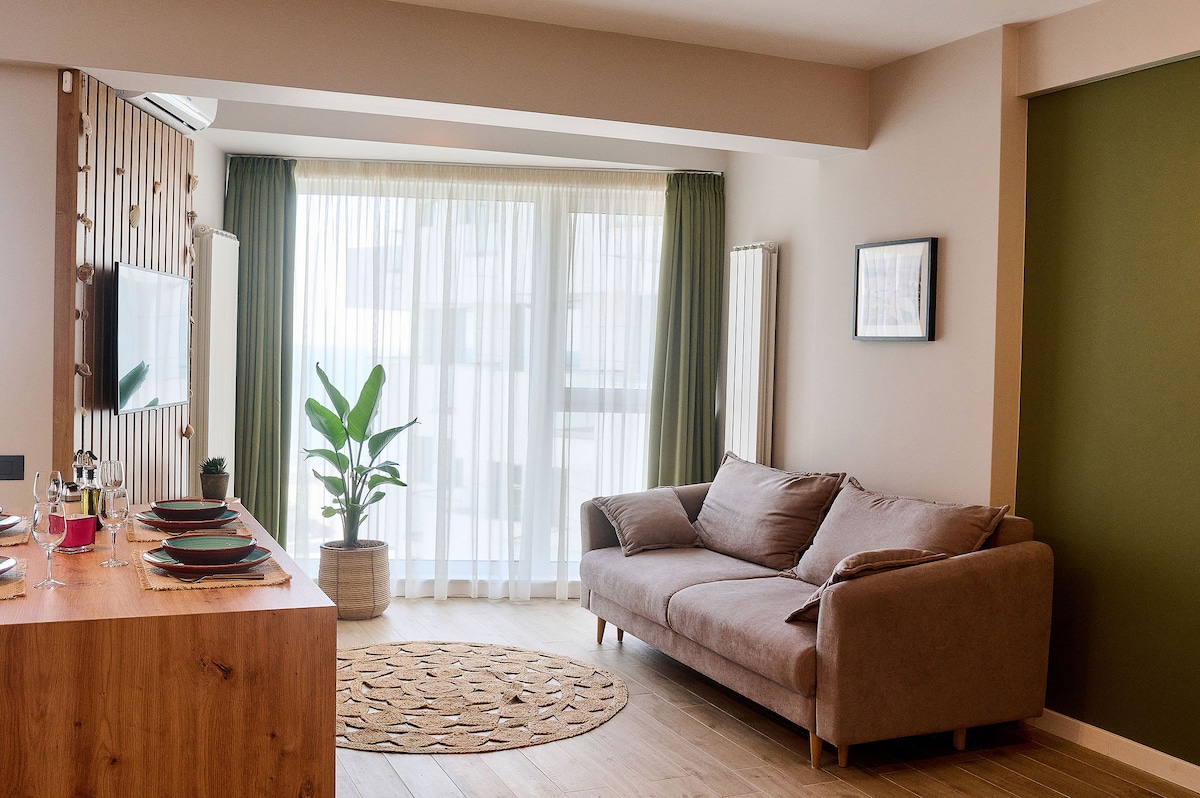 Studio Cornelia Spa&Pool in Infinity Beach Resort — Studio — închiriere de vacanță în Infinity Resort & SPA, Mamaia Nord, Constanța, România — fotografia 5 a proprietății | Aqua Vista Rentals