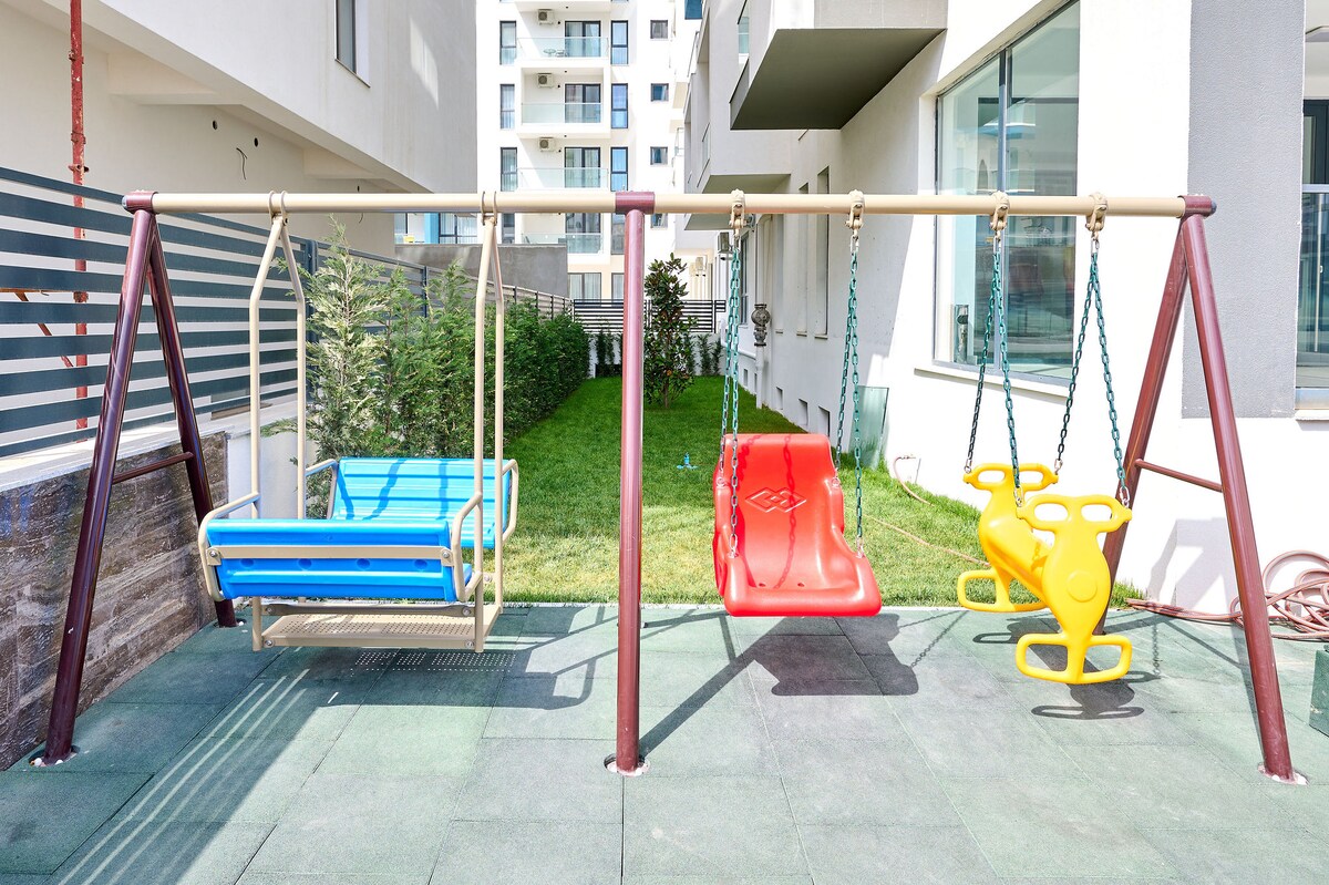 Sunny Home Apartment Nord10 Pool & Playground — Apartament — închiriere de vacanță în Nord10 by Alezzi, Mamaia Nord, Constanța, România — fotografia 4 a proprietății | Aqua Vista Rentals